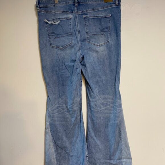American Eagle Next Level Stretch Women's Flare Jeans Size 20 - Picture 8 of 12